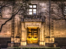 The facade of the Supreme Court of Justice of the Nation in Mexico City.